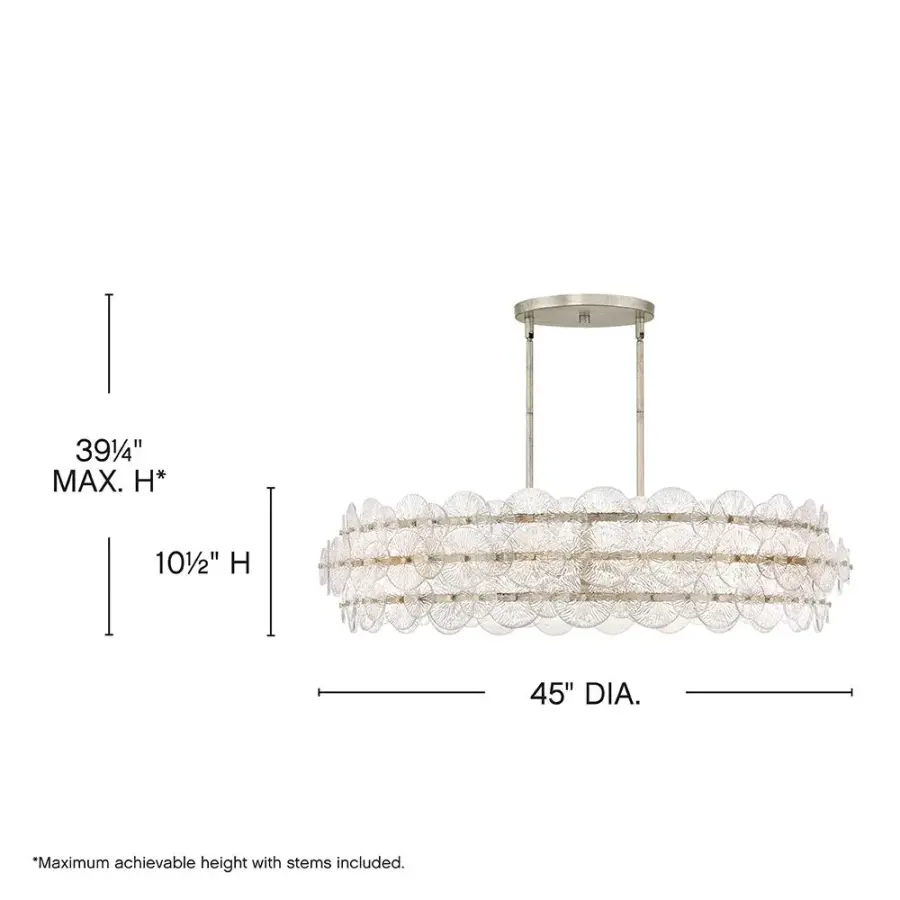 Rene Large Drum Chandelier - Image 2
