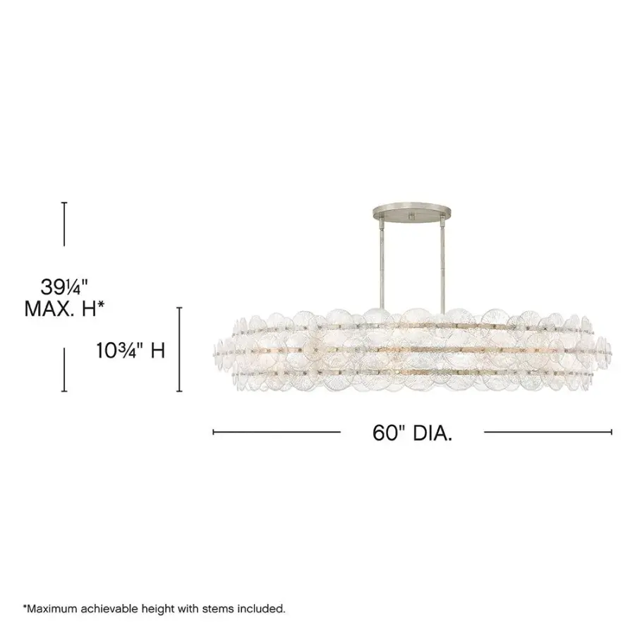 Rene Extra Large Drum Chandelier - Image 2