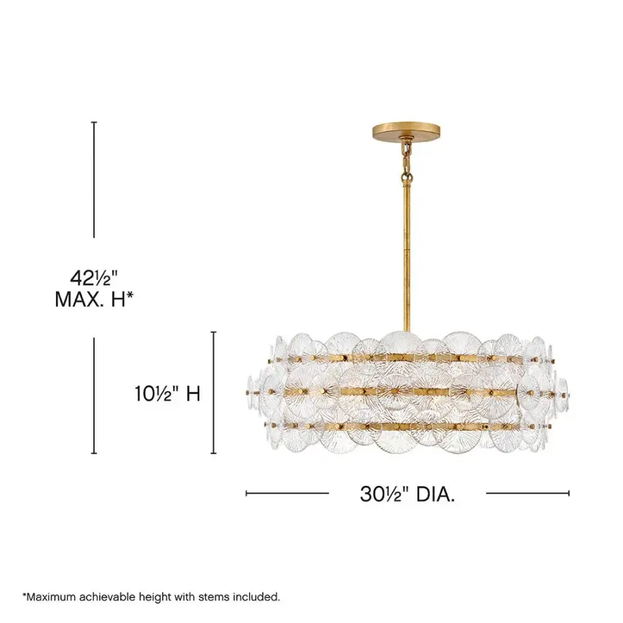 Rene Medium Drum Chandelier - Image 2