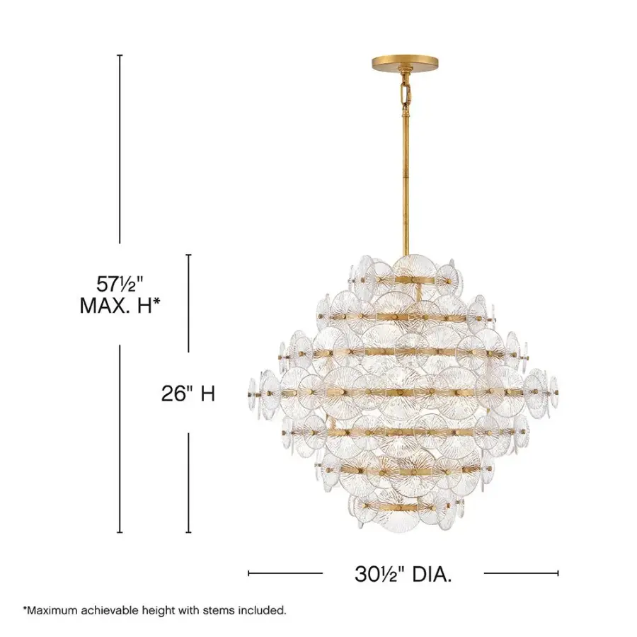 Rene Medium Multi-Tier Chandelier - Image 2