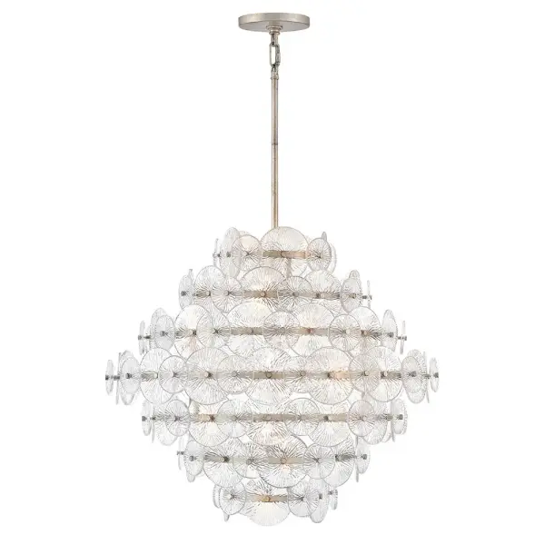 Rene Medium Multi-Tier Chandelier in Glacial - Image 1