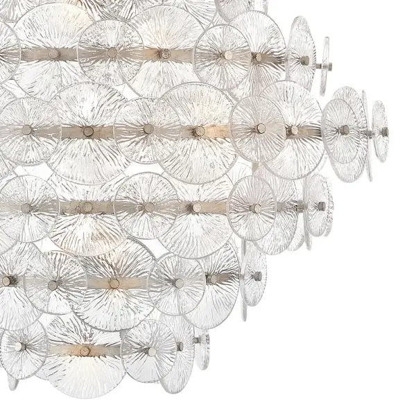 Rene Medium Multi-Tier Chandelier in Glacial - Image 6