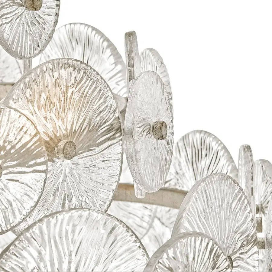 Rene Medium Multi-Tier Chandelier in Glacial - Image 7