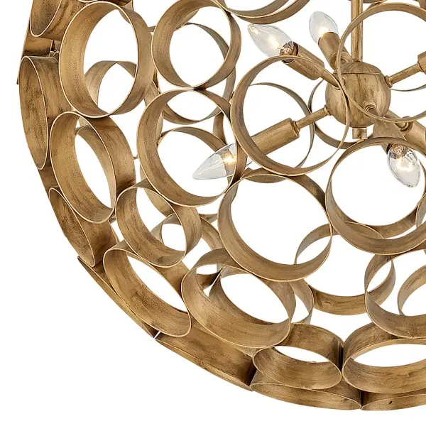 Centric Medium Orb Chandelier - Image 4