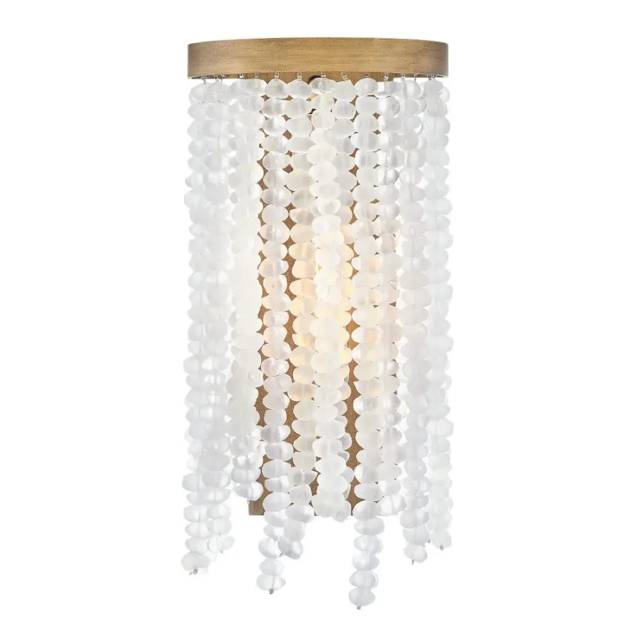 Dune Medium Single Light Sconce in Burnished Gold - Image 1