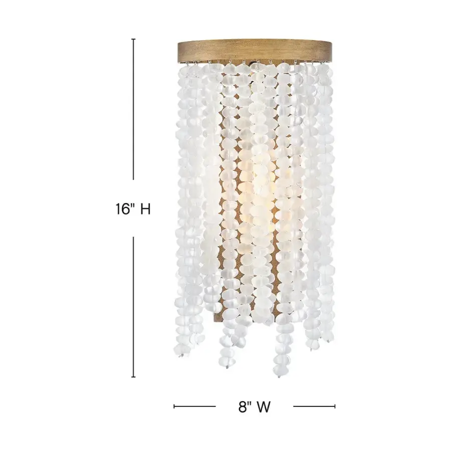 Dune Medium Single Light Sconce in Burnished Gold - Image 2