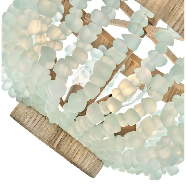 Dune Medium Semi-Flush Mount in Burnished Gold - Image 6