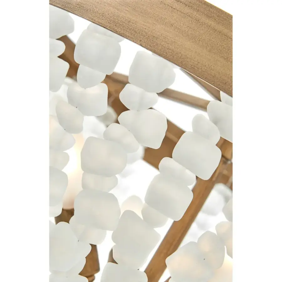Dune Medium Semi-Flush Mount in Burnished Gold - Image 5