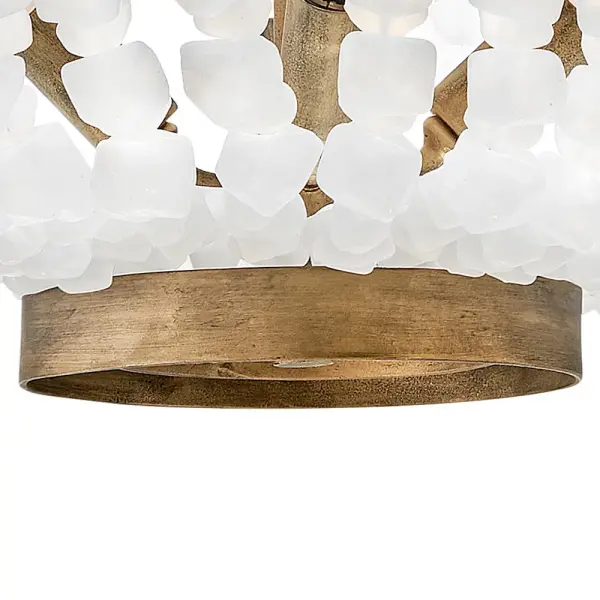 Dune Medium Semi-Flush Mount in Burnished Gold - Image 6