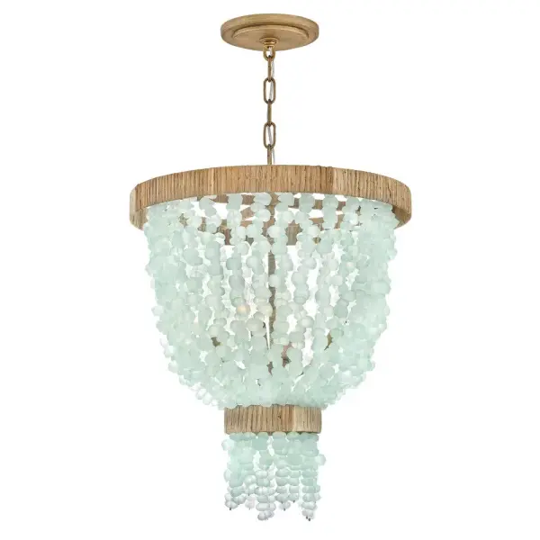Dune Large Pendant in Burnished Gold - Image 1