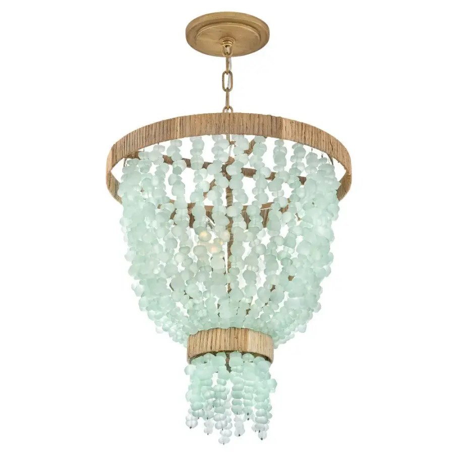 Dune Large Pendant in Burnished Gold - Image 5