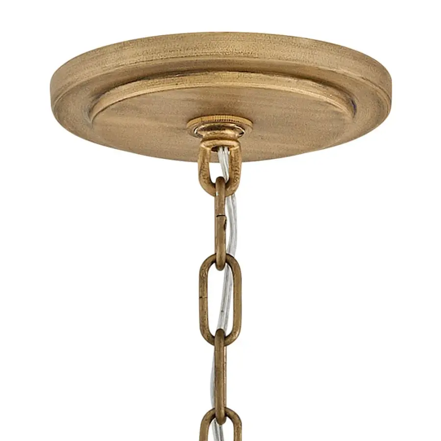 Dune Large Pendant in Burnished Gold - Image 8