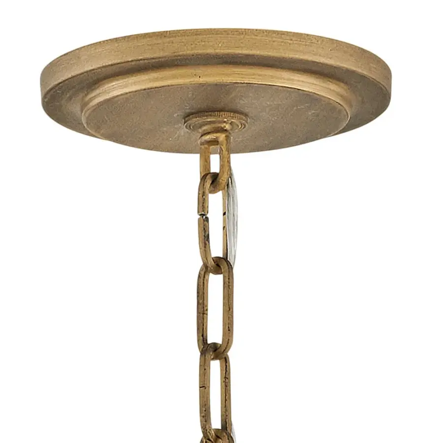 Dune Large Pendant in Burnished Gold - Image 7