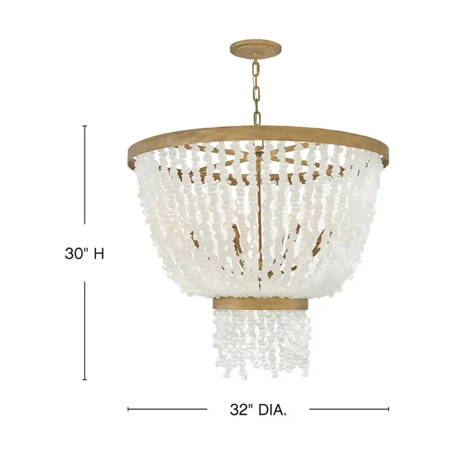 Dune Medium Single Tier Chandelier - Image 2
