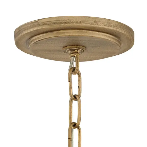 Dune Medium Single Tier Chandelier in Burnished Gold - Image 7