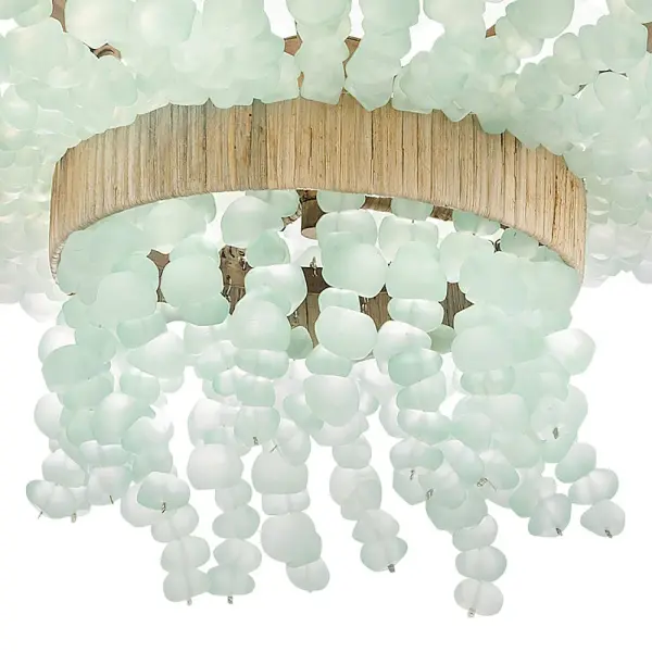 Dune Medium Single Tier Chandelier in Burnished Gold - Image 8