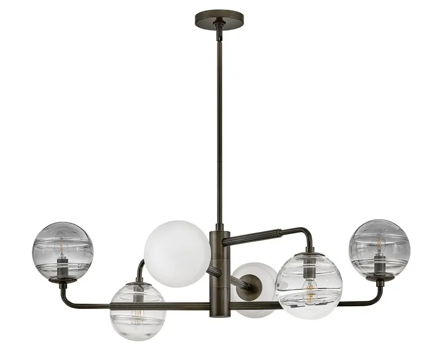 Oberon Large Adjustable Single Tier Chandelier - Image 3