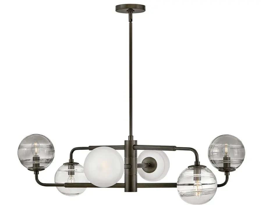 Oberon Large Adjustable Single Tier Chandelier - Image 4