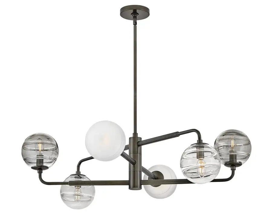Oberon Large Adjustable Single Tier Chandelier - Image 5