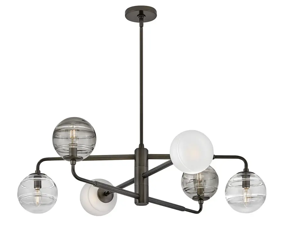 Oberon Large Adjustable Single Tier Chandelier - Image 6