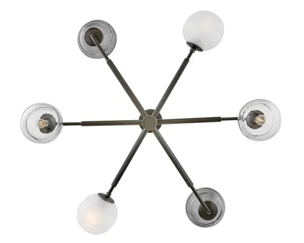Oberon Large Adjustable Single Tier Chandelier - Image 7