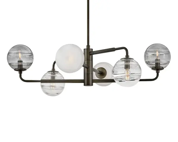 Oberon Large Adjustable Single Tier Chandelier - Image 8