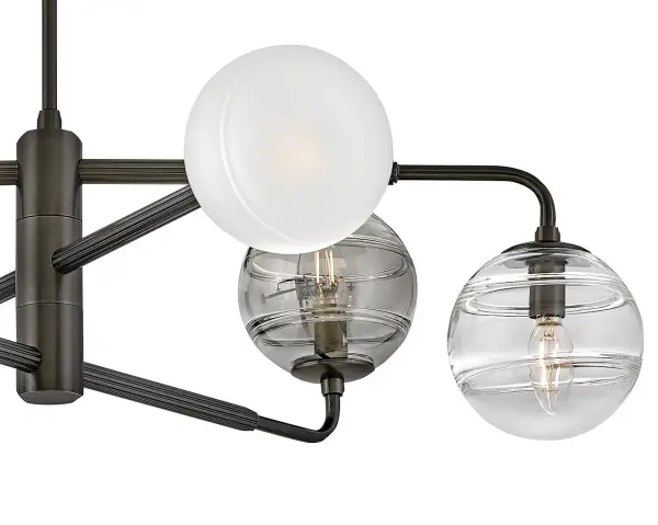 Oberon Large Adjustable Single Tier Chandelier - Image 9