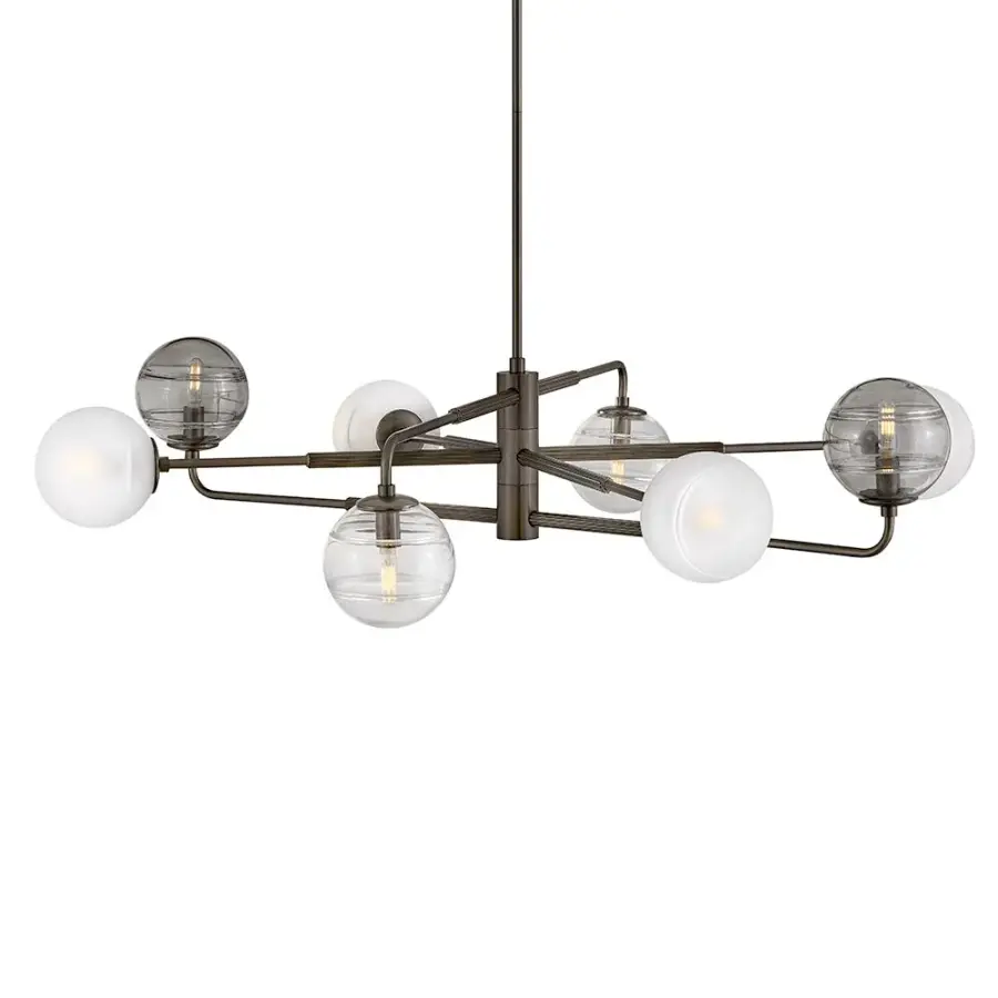 Oberon Large Adjustable Single Tier Chandelier - Image 3
