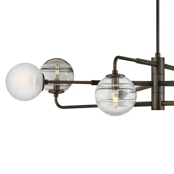 Oberon Large Adjustable Single Tier Chandelier - Image 4