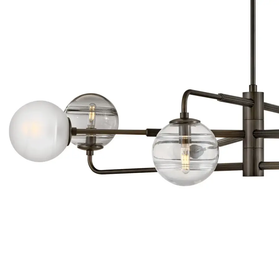 Oberon Large Adjustable Single Tier Chandelier - Image 4
