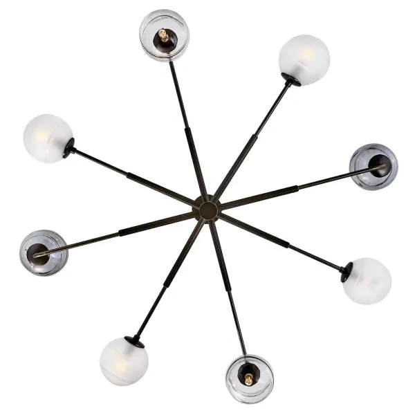 Oberon Large Adjustable Single Tier Chandelier - Image 9