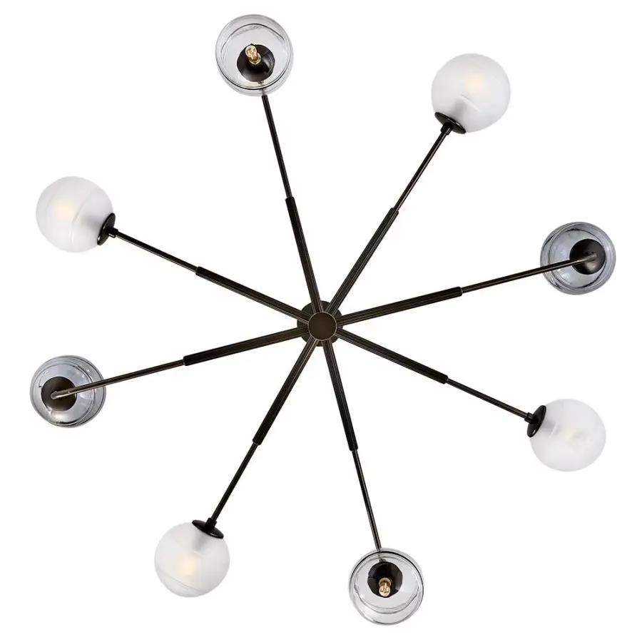 Oberon Large Adjustable Single Tier Chandelier - Image 9