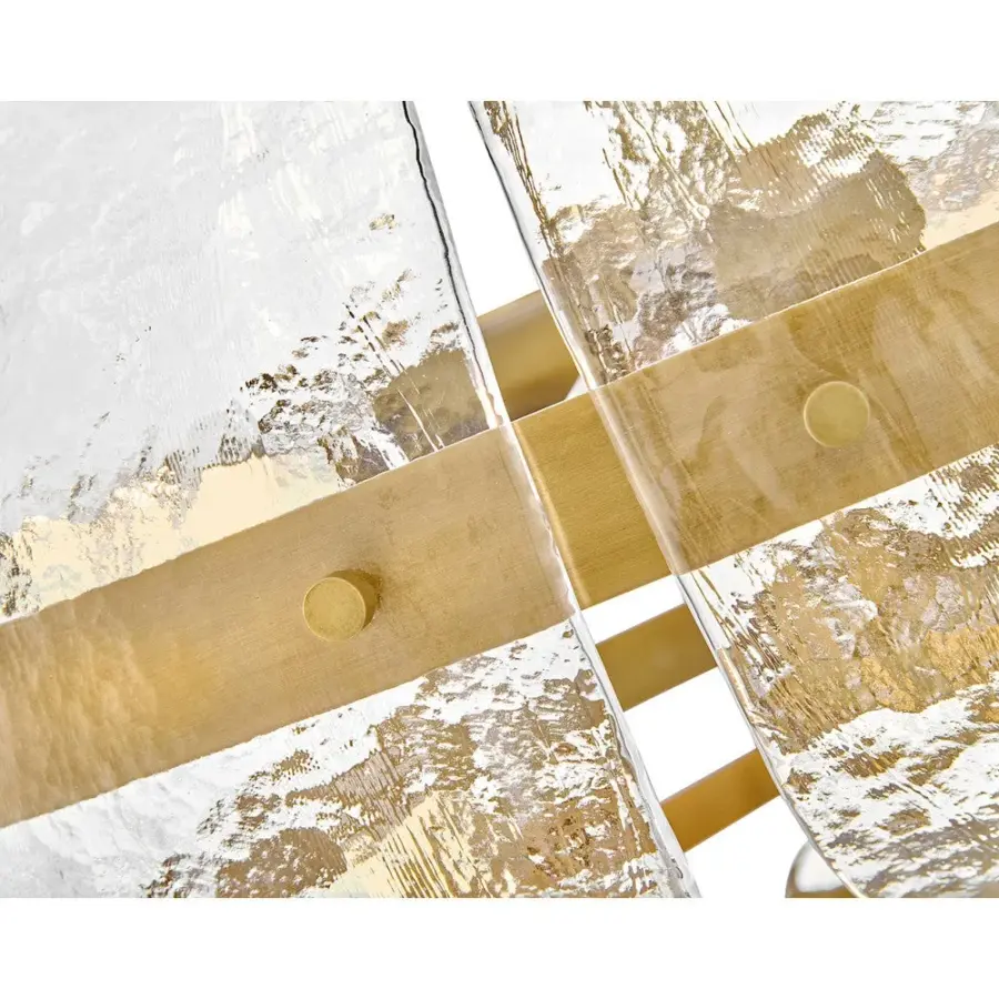 Lillia Large Drum Chandelier in Heritage Brass - Image 8