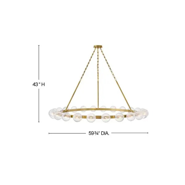Coco Extra Large Single Tier Chandelier - Image 2
