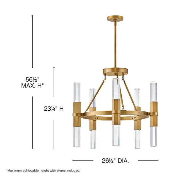 Dramatic Crystal Chandelier with Modern Glam Sophistication - Image 2
