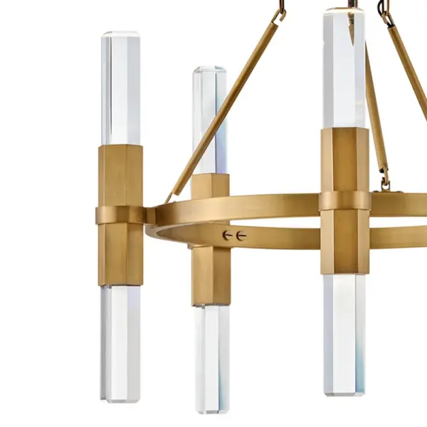 Dramatic Crystal Chandelier with Modern Glam Sophistication - Image 4