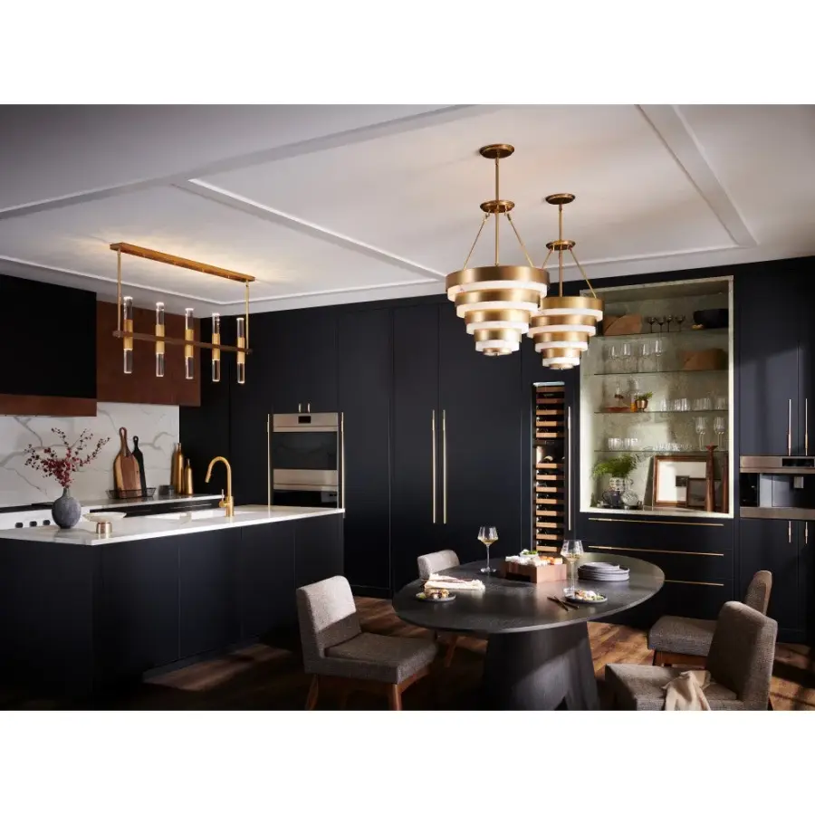 Dramatic Crystal Linear Chandelier with Modern Glam Appeal - Image 6