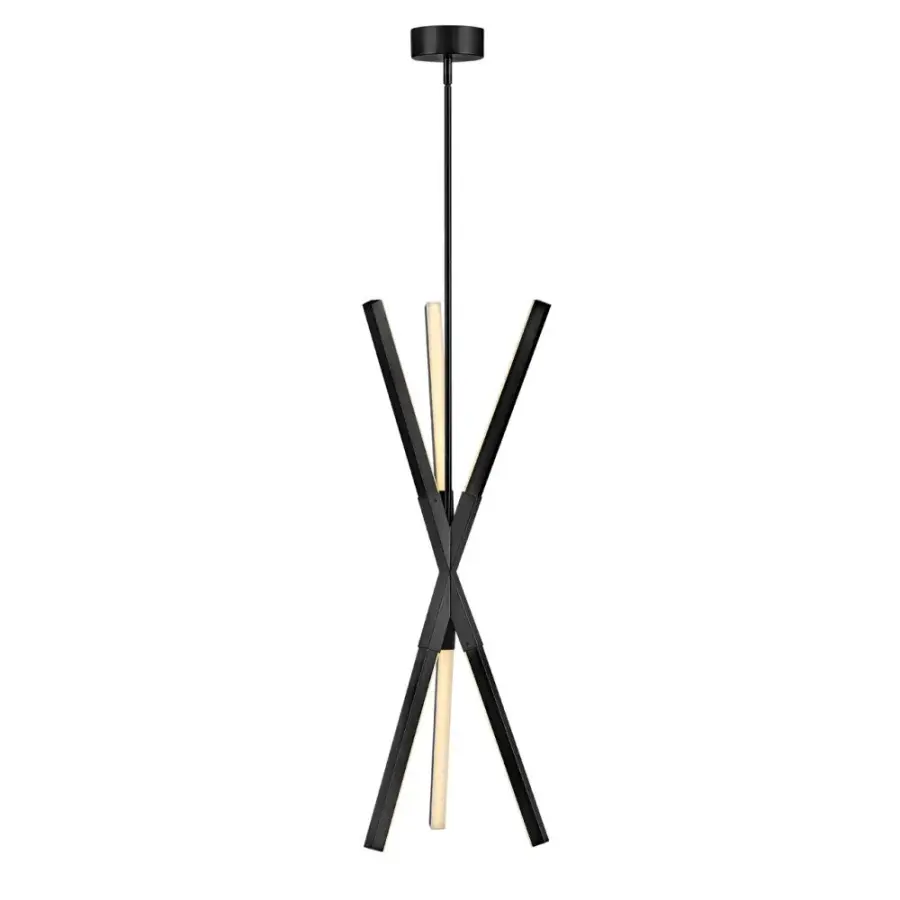Rae Medium Pendant in Black - Image 1