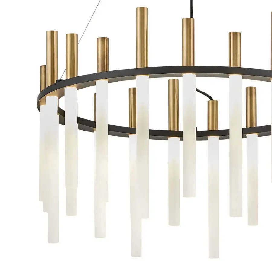 Echo Medium LED Single Tier Chandelier - Image 3