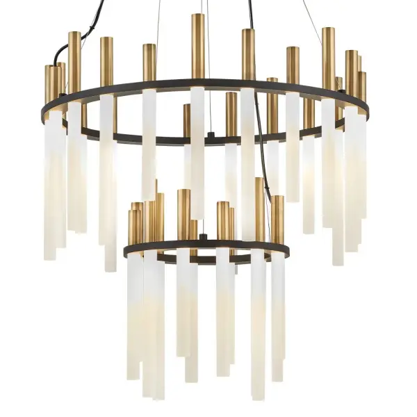 Echo Medium LED Multi-Tier Chandelier - Image 3