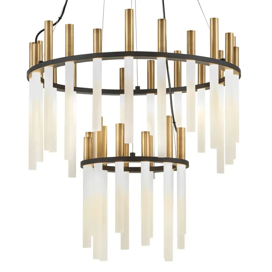 Echo Medium LED Multi-Tier Chandelier - Image 3