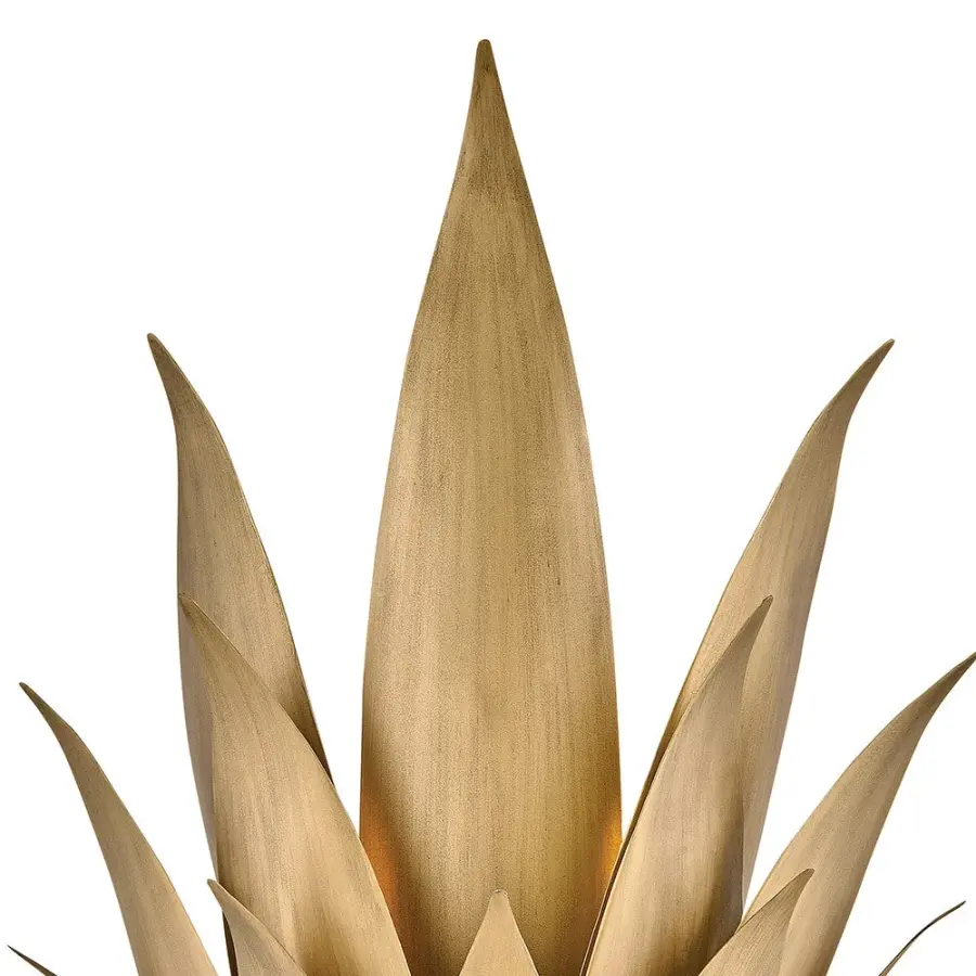 Agave Large Two Light Sconce in Burnished Gold - Image 4