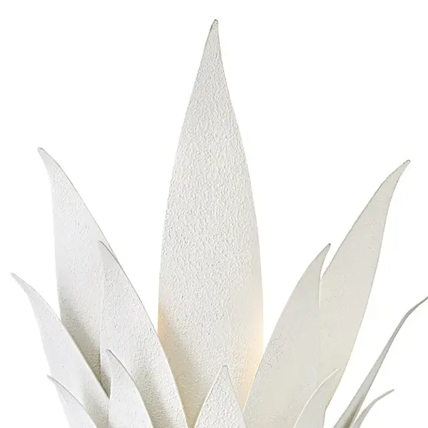 Agave Large Two Light Sconce in Textured Plaster - Image 5