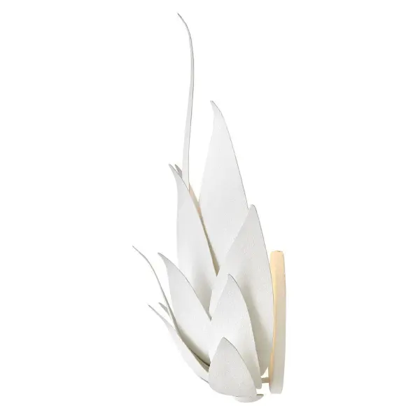 Agave Large Two Light Sconce in Textured Plaster - Image 6