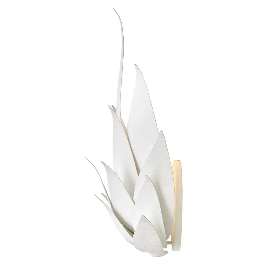 Agave Large Two Light Sconce in Textured Plaster - Image 6