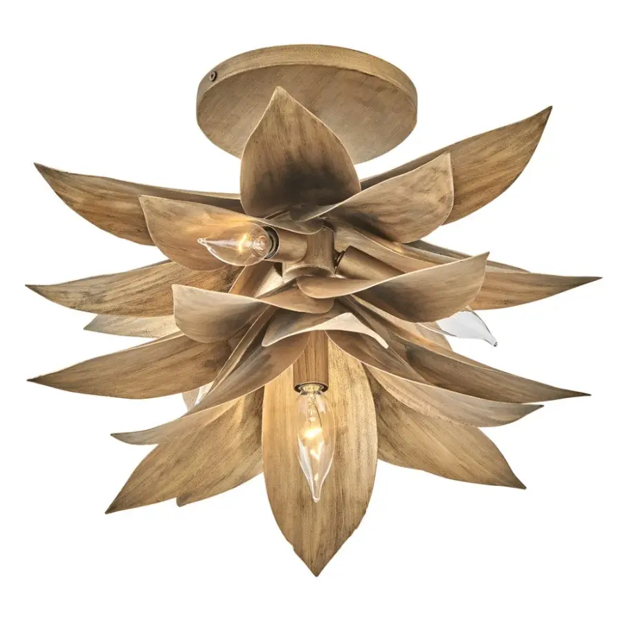 Agave Large Convertible Pendant in Burnished Gold - Image 5