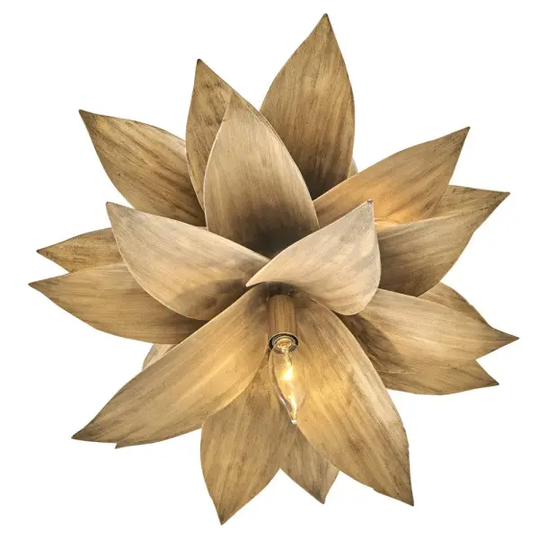 Agave Large Convertible Pendant in Burnished Gold - Image 7