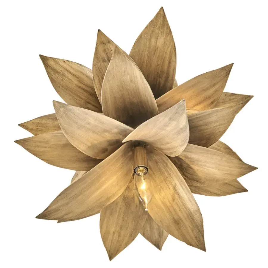 Agave Large Convertible Pendant in Burnished Gold - Image 7
