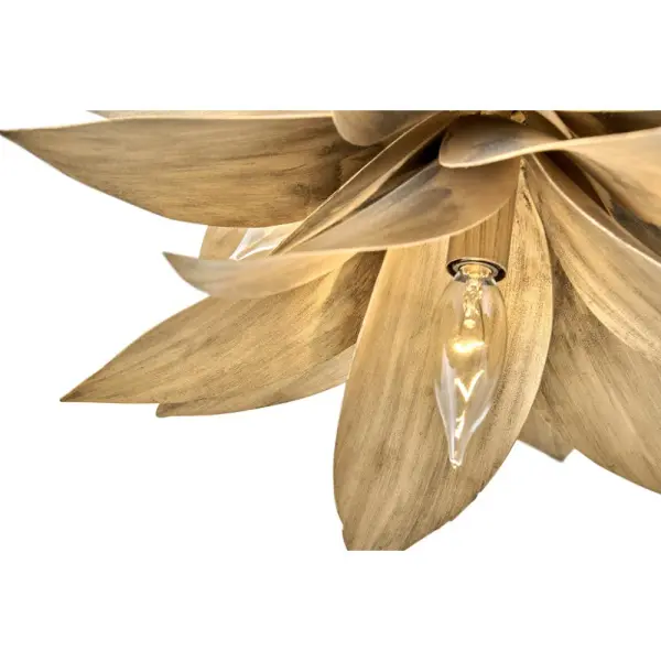 Agave Large Convertible Pendant in Burnished Gold - Image 9