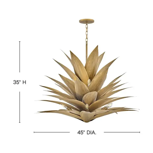 Agave Large Multi-Tier Chandelier - Image 2